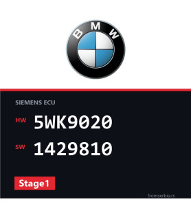 BMW E46 5WK9020 1429810 Stage1 tuning file