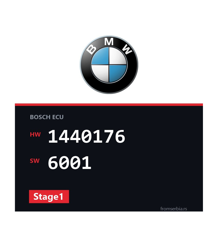 BMW E36 1440176 6001 Stage1 tuning file