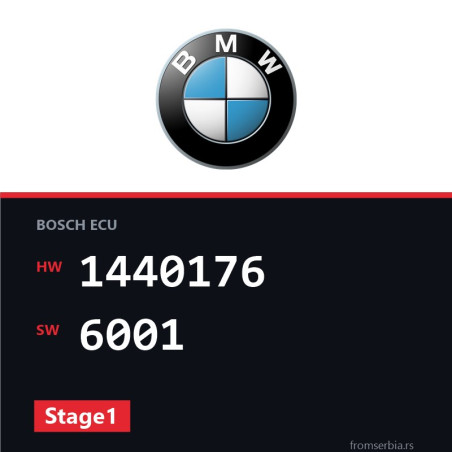 BMW E36 1440176 6001 Stage1 tuning file