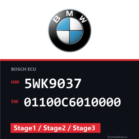 BMW E39 5WK9037 01100C6010000 Stage1 / Stage2 / Stage3 tuning file
