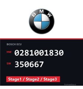 BMW E39 0281001830 350667 Stage1 / Stage2 / Stage3 tuning file