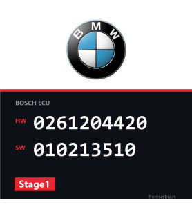 BMW E46 0261204420 010213510 Stage1 tuning file
