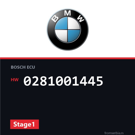 BMW E46 0281001445 Stage1 tuning file