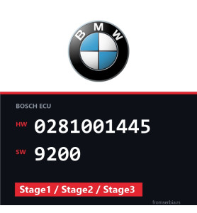 BMW E46 0281001445 9200 Stage1 / Stage2 / Stage3 tuning file
