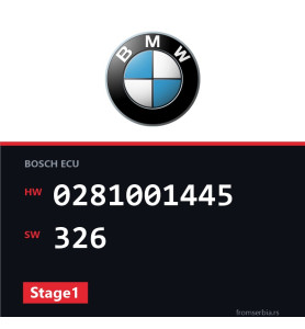 BMW E46 0281001445 326 Stage1 tuning file