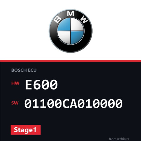 BMW E46 E600 01100CA010000 Stage1 tuning file