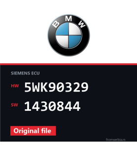 BMW E46 5WK90329 1430844 original ECU file