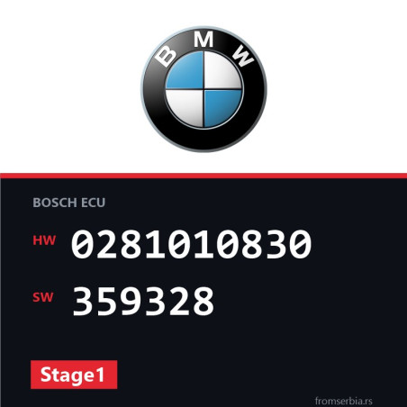 BMW E38 0281010830 359328 Stage1 tuning file