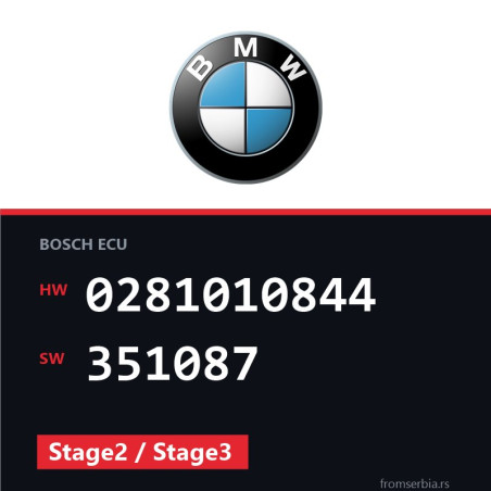 BMW E38 0281010844 351087 Stage2 / Stage3 tuning file
