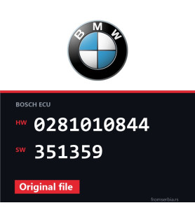 BMW E38 0281010844 351359 original ECU file