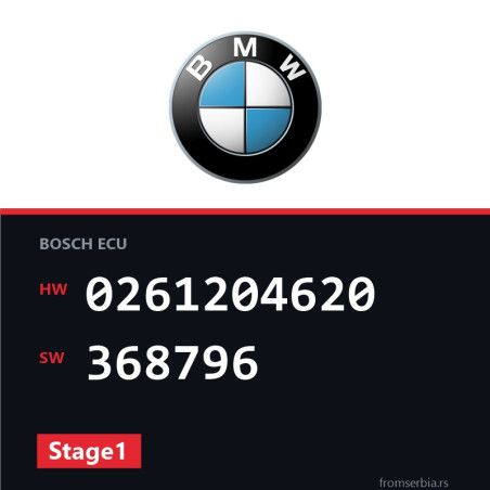 BMW E39 0261204620 368796 Stage1 tuning file