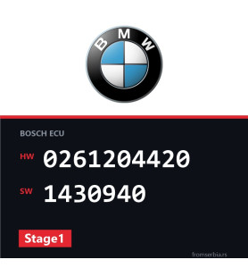 BMW E46 0261204420 1430940 Stage1 tuning file