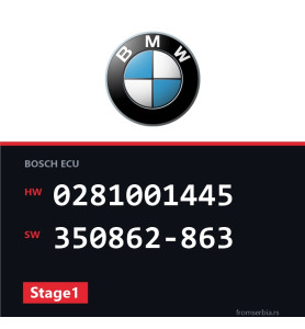 BMW E46 0281001445 350862-863 Stage1 tuning file