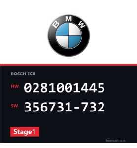 BMW E46 0281001445 356731-732 Stage1 tuning file