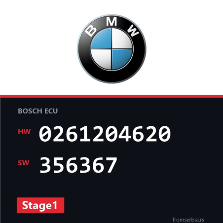 BMW E53 0261204620 356367 Stage1 tuning file