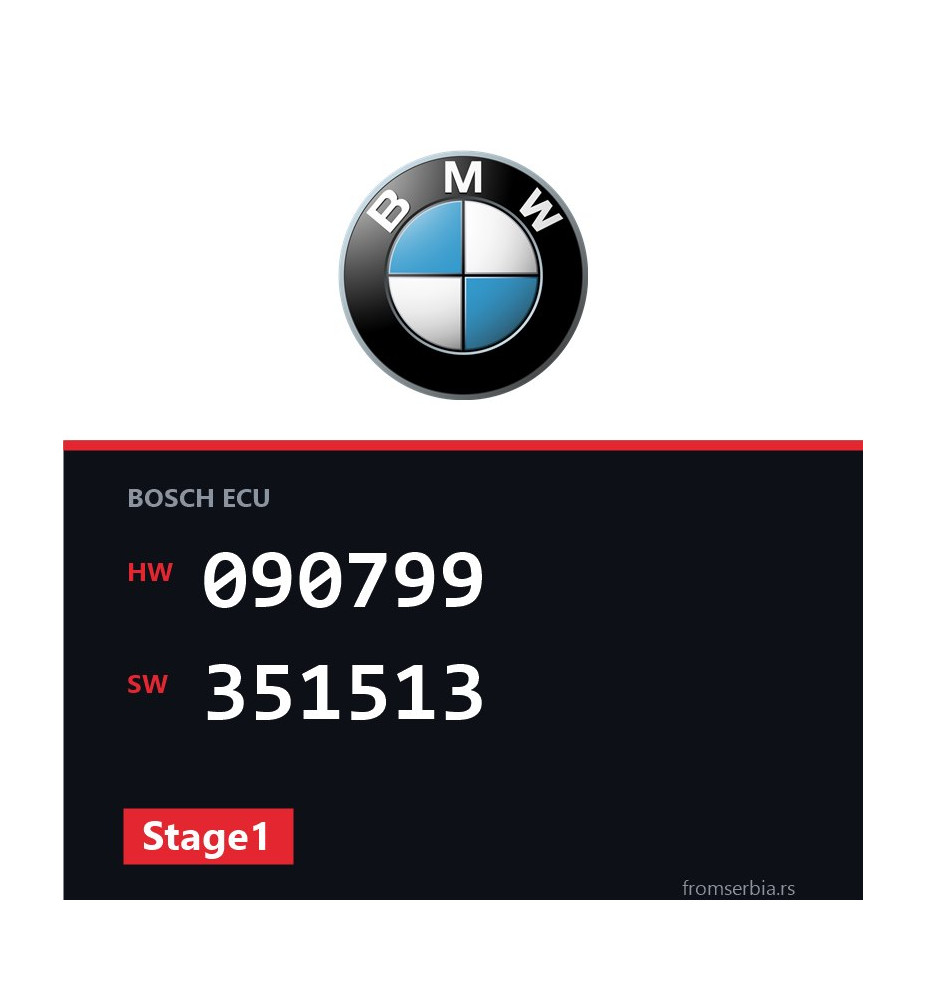 BMW E39 090799 351513 Stage1 tuning file