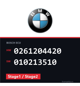 BMW E46 0261204420 010213510 Stage1 / Stage2 tuning file