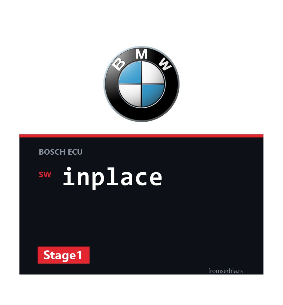 BMW E46 inplace Stage1 tuning file
