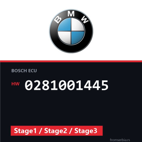 BMW E46 0281001445 Stage1 / Stage2 / Stage3 tuning file