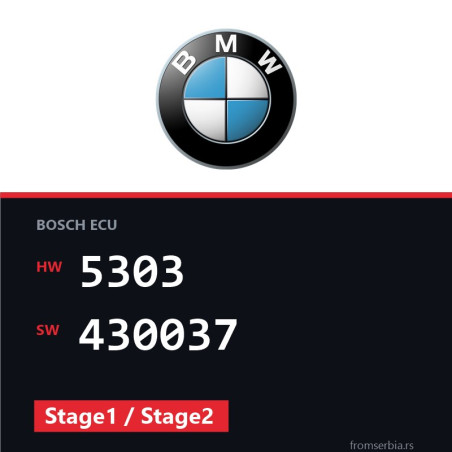 BMW E46 5303 430037 Stage1 / Stage2 tuning file