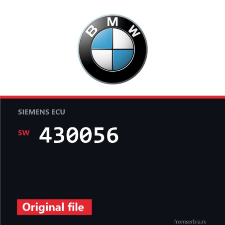 BMW E46 430056 original ECU file