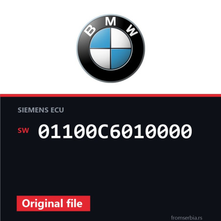 BMW E46 01100C6010000 original ECU file