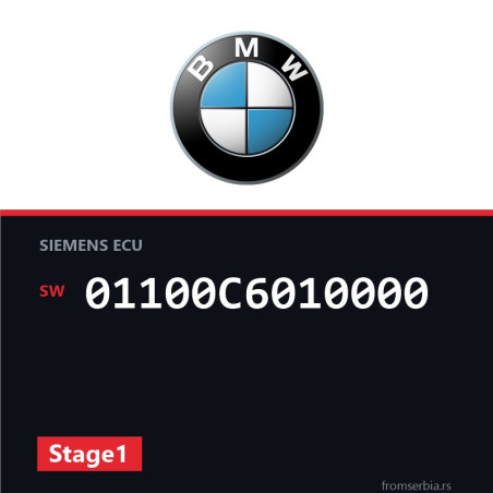 BMW E46 01100C6010000 Stage1 tuning file