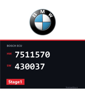 BMW E46 7511570 430037 Stage1 tuning file