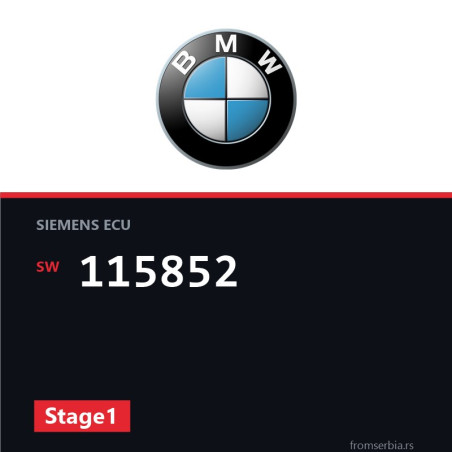 BMW E46 115852 Stage1 tuning file