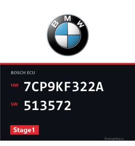 BMW SERIE 7CP9KF322A 513572 Stage1 tuning file