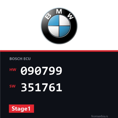 BMW E39 090799 351761 Stage1 tuning file
