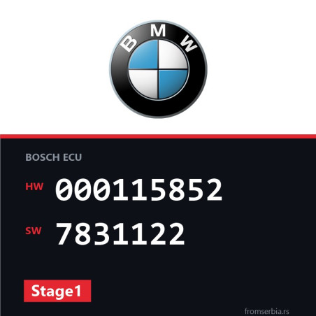 BMW E39 000115852 7831122 Stage1 tuning file