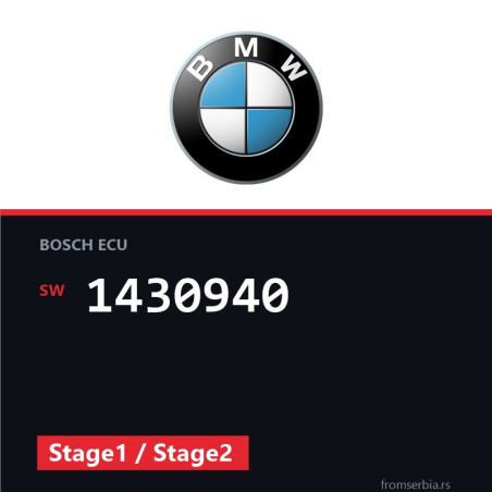 BMW E46 1430940 Stage1 / Stage2 tuning file