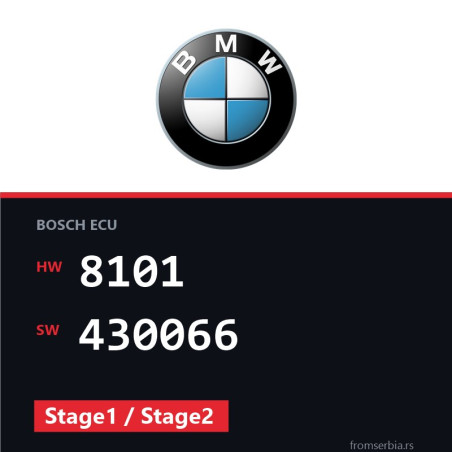 BMW E46 8101 430066 Stage1 / Stage2 tuning file