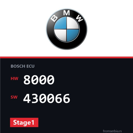 BMW E46 8000 430066 Stage1 tuning file