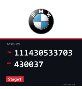 BMW E46 111430533703 430037 Stage1 tuning file