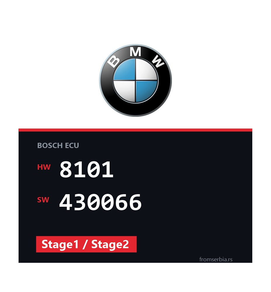 BMW E46 8101 430066 Stage1 / Stage2 tuning file