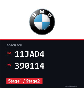 BMW E90-E91 11JAD4 390114 Stage1 / Stage2 tuning file