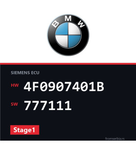 BMW E90-E91- 4F0907401B 777111 Stage1 tuning file