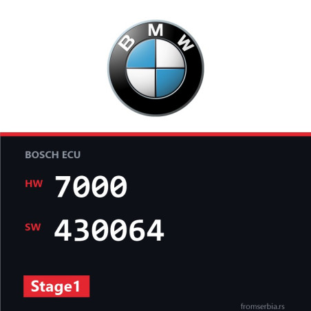 BMW E46 7000 430064 Stage1 tuning file