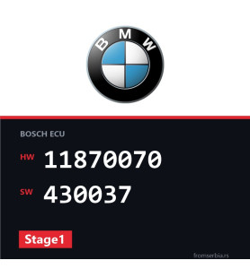 BMW E46 11870070 430037 Stage1 tuning file