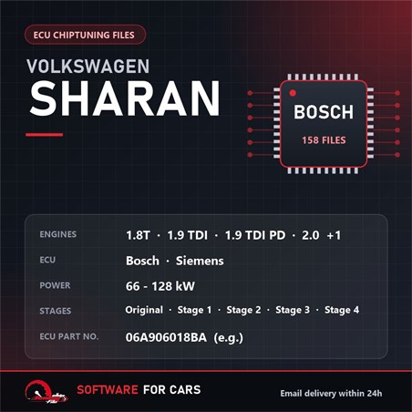VW Sharan - 157 ECU Tuning Files | Chiptuning Files