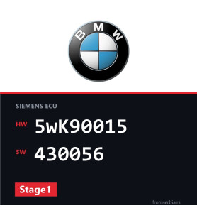 BMW E46 5wK90015 430056 Stage1 tuning file