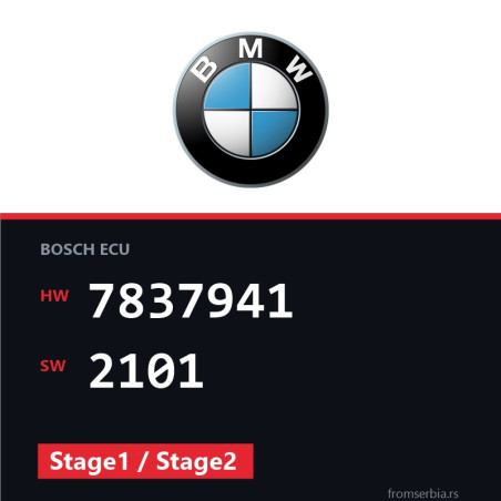 BMW E46 7837941 2101 Stage1 / Stage2 tuning file