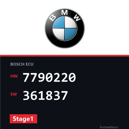 BMW E53 7790220 361837 Stage1 tuning file