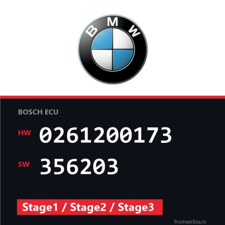 BMW E30 0261200173 356203 Stage1 / Stage2 / Stage3 tuning file