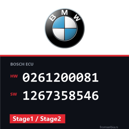 BMW E30 0261200081 1267358546 Stage1 / Stage2 tuning file