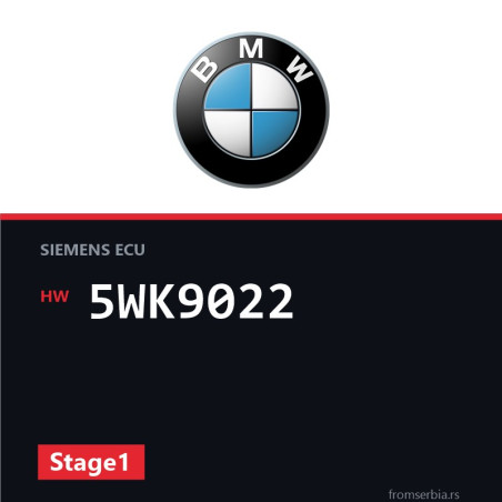 BMW E36 5WK9022 Stage1 tuning file