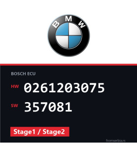 BMW E36 0261203075 357081 Stage1 / Stage2 tuning file