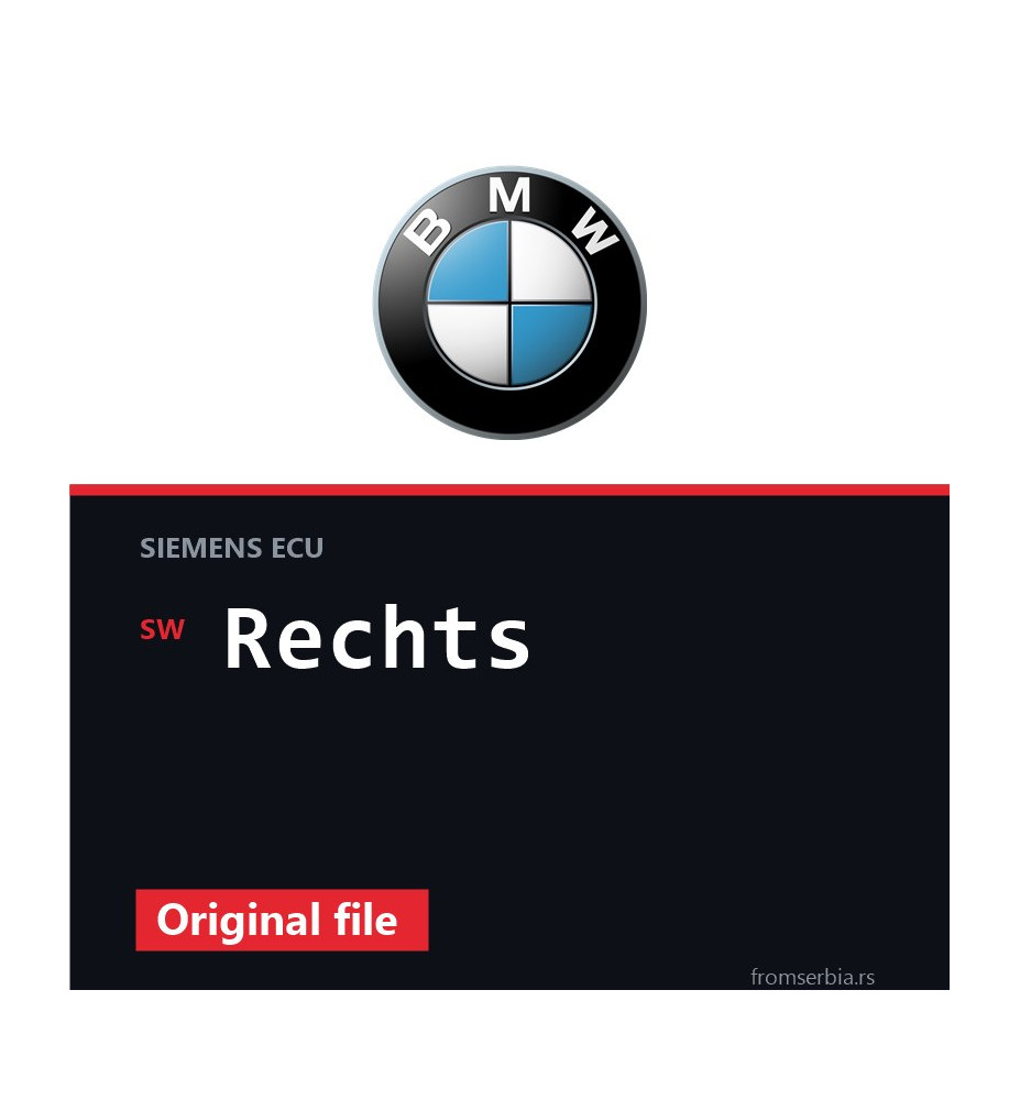 BMW E36 Rechts original ECU file
